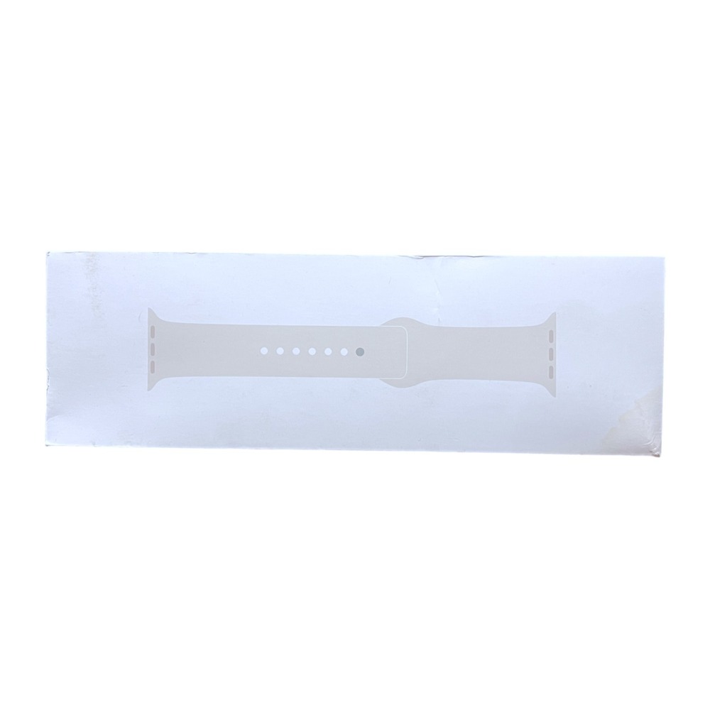 Apple Watch Sport Band 42mm Starlight Off White S M New Sealed OEM Genuine Apple